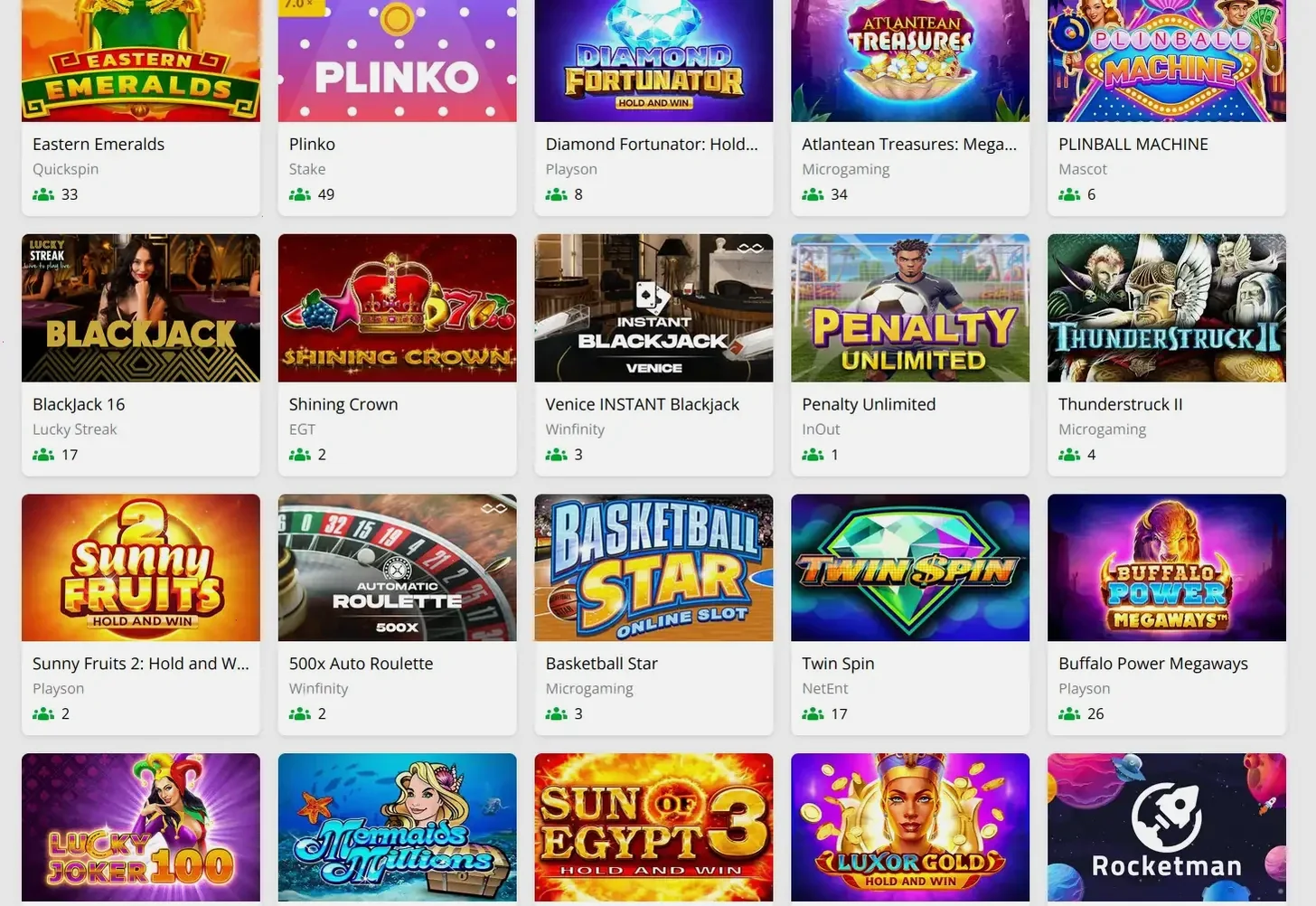Luckyseven Casino Plattform